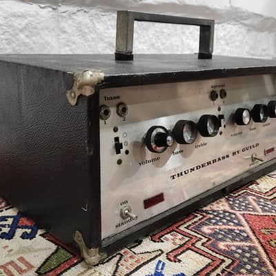 RARE! Guild Thunderbass 60 Guitar/Bass Tube Head 1971 USA image 3
