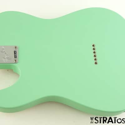 Fender American Performer Humbucker Telecaster LOADED BODY Satin Surf Green. image 3
