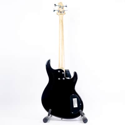 Mid 00’s Samick FM-2 Fairlane Left Handed Bass Guitar w/ Split-Coil Humbucker, Transparent Black Finish image 12