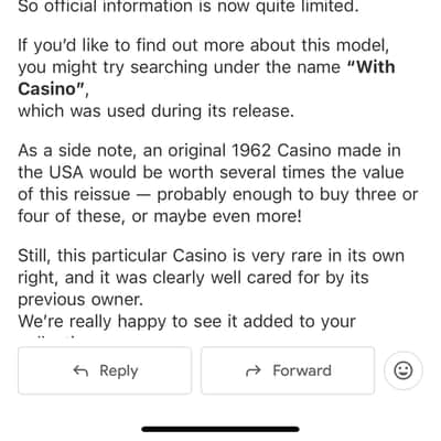 Very Rare MIJ Paul McCartney Replica 1962 Epiphone Casino – Custom Japan-Only Run image 8