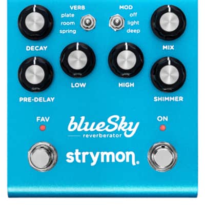 New Strymon blueSky V2 Reverb Pedal image 2