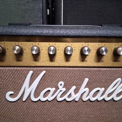 1985 Marshall JCM 800 Lead Series Model 4212 50-Watt Master Volume 2x12 Combo Serviced image 4