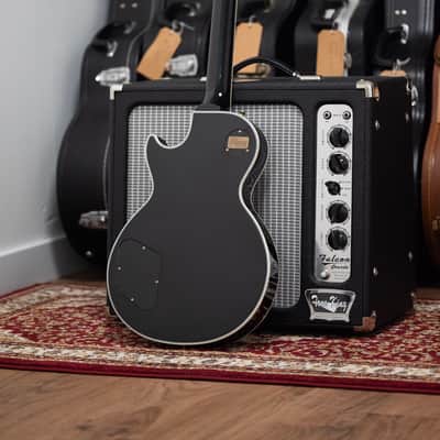 2012 Gibson Custom Les Paul Custom - in Black Ebony & Gold image 11
