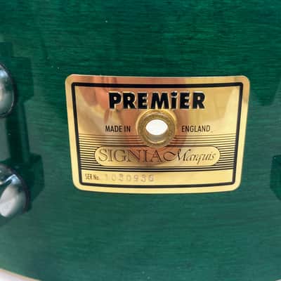 Premier Signia Marquis 5x14 Emerald Green Maple Snare Drum FREE Shipping! image 5