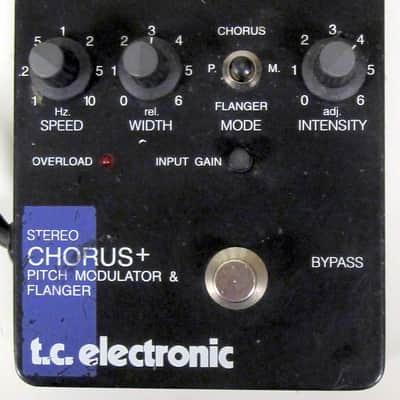 Used TC Electronic Stereo Chorus + Pitch Modulator & Flanger VGC image 1