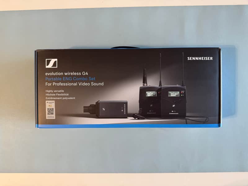 Sennheiser EW 100 ENG G4-A Camera-Mount Combo Wireless Microphone System (G-Band: 516-558 MHz) image 1