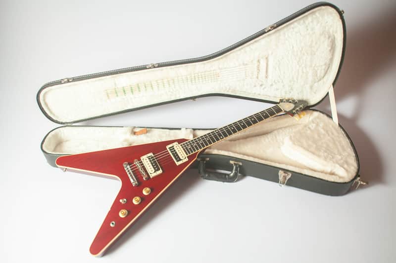 Gibson Flying V Trad Pro 2011 - Trans Cherry Apex Predator image 1