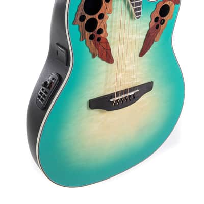 Ovation E – akustická kytara Celebrity Elite Plus Mid Cutaway Mintburst image 2
