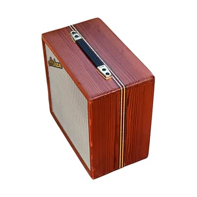 Ashen 112 Custom Guitar Speaker Cabinet Enclosure Redwood Striped (empty) image 3