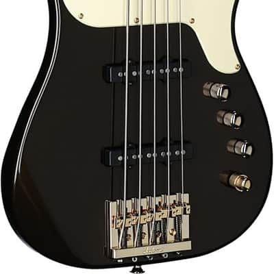 Jackson Adam Blackstone "Gladys" Jackson Pro Series Signature Concert Bass, Maple Fingerboard, Black Stone image 5