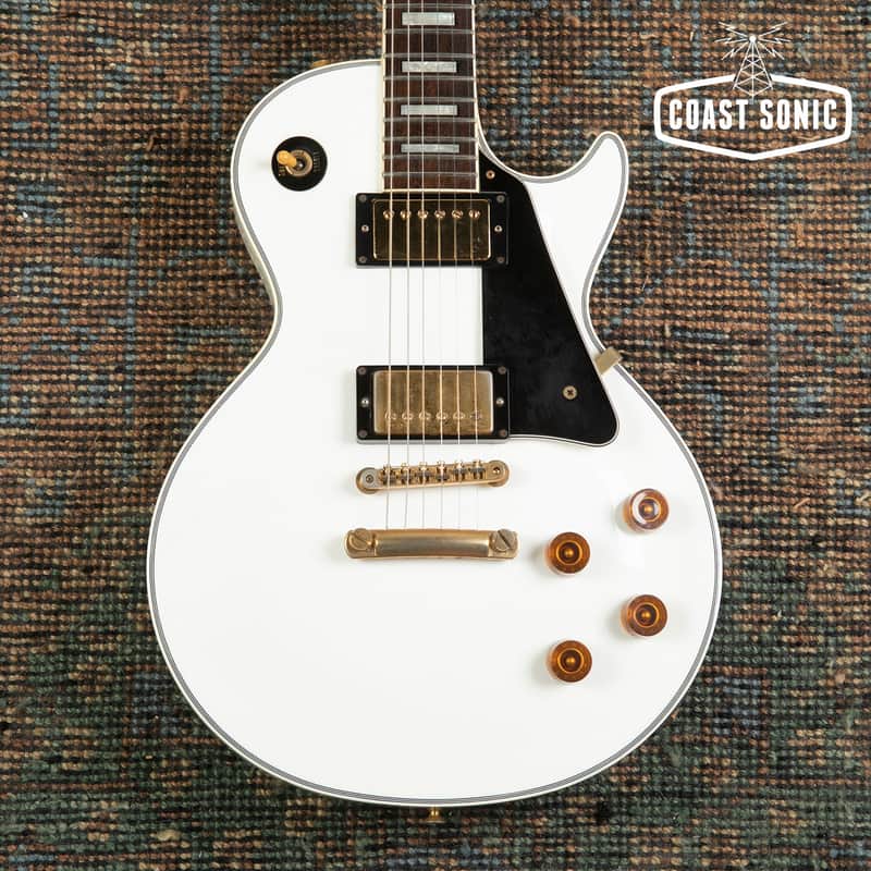 1990 Greco EGW-700 Les Paul Custom Made in Japan Alpine White
