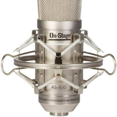 On-Stage AS800 FET Condenser Microphone. 2019 - Silver image 1