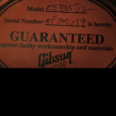 Gibson ES-335-12 2013 - Sunburst image 6