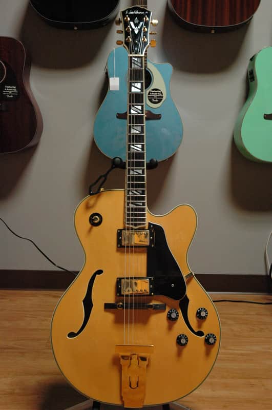Washburn J-6 Hollow Body Natural Finish image 1