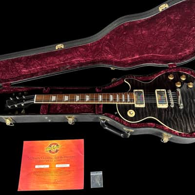 2005 Gibson Les Paul Custom Shop Class 5 Quilt Top ~ Translucent Black image 12