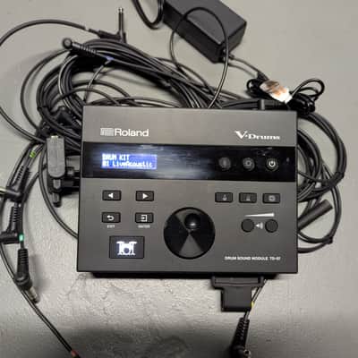 Roland TD-07 V-Drum Module w/ Wiring Harness & Power Cable