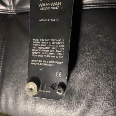 Vox V847 Wah 1994 - 2006 - Black / Chrome image 2