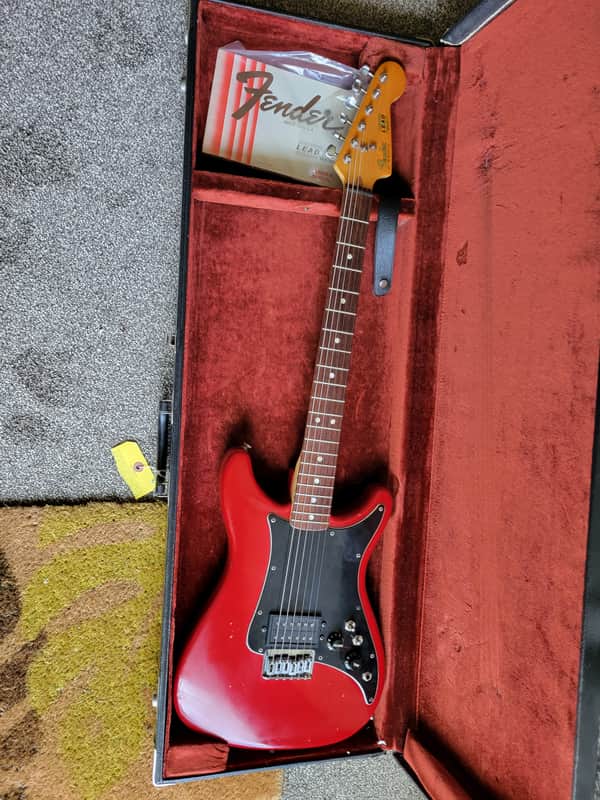 Fender Lead I - Red vintage USA with original case and paperwork image 1