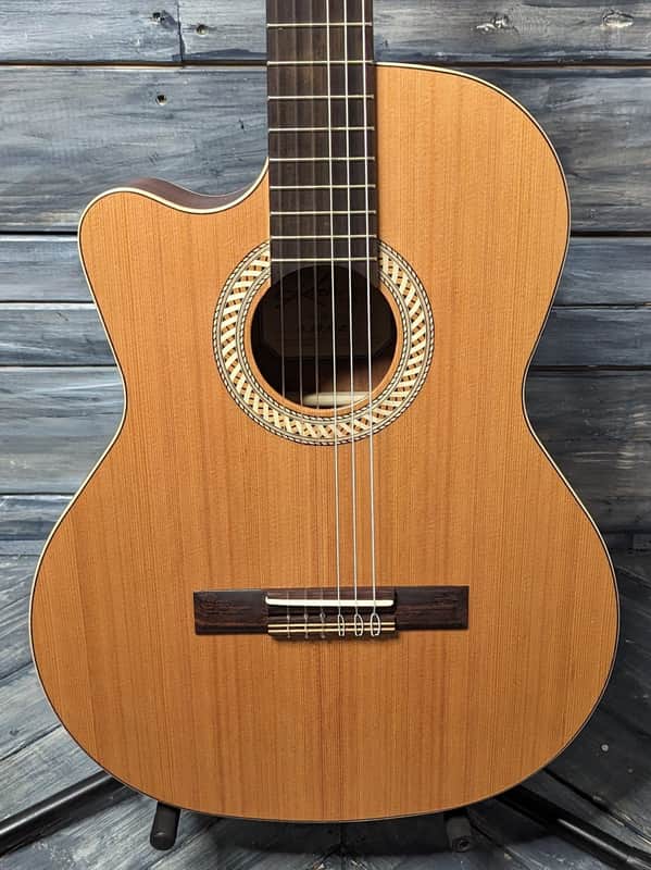 Kremona Left Handed S63CW Sophia Cutaway Classical Acoustic Electric Guitar image 1