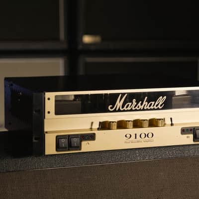 Marshall 9100 Dual Monobloc 5881 - 50/50w Power Amp - 1994 - Serviced image 2