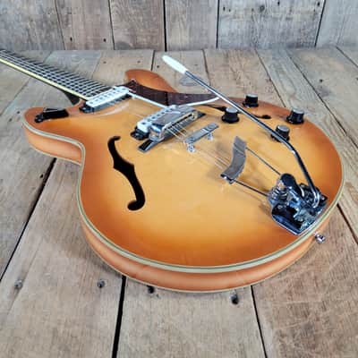 Eko Barracuda 290 1963 Excellent w/ Ibanez Hard Case - Amber Sunburst image 11