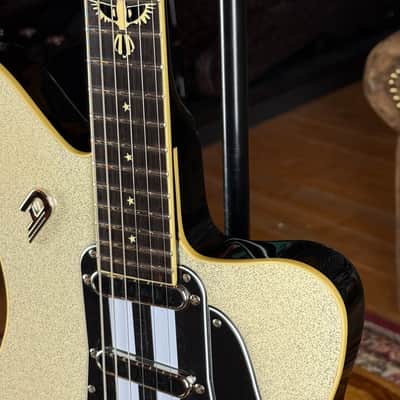 Duesenberg Alliance Dave Baksh Paloma White Sparkle - incl. Case - NEW image 9