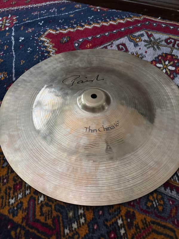 Paiste 16" Signature Thin China Cymbal 1989 - Present - Traditional image 1