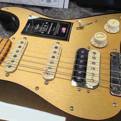 Fender American Ultra Stratocaster HSS BRAND NEW Texas Tea Metallic USA Humbucker Strat Electric Guitar image 3