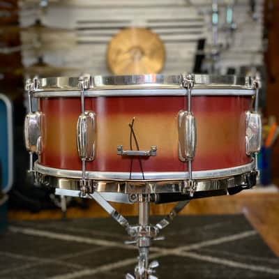 Slingerland 5.5x14 Student Model Radio King Snare Drum – 1950s image 5