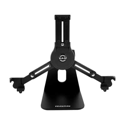 MONO Device Stand with K&M Tablet Holder, Black image 2