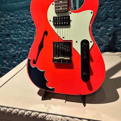 Partscaster Tele Thinline 2022 - Fiesta Red image 3