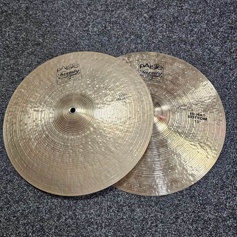 Hi-Hat Cymbals 15" Paiste Twenty Series USED! RKTNE130626