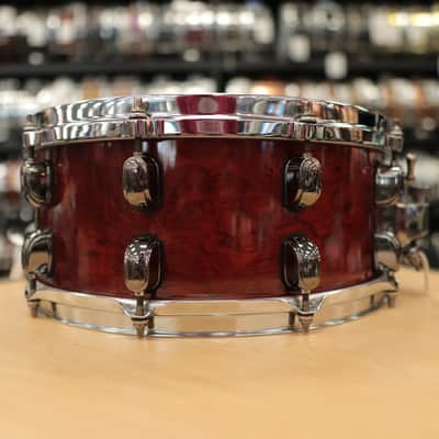 Pre-Owned Tama S.L.P. 6x14" G-Bubinga Snare Drum 12-Ply LGB146NQB (Natural Quilted Bubinga) image 6