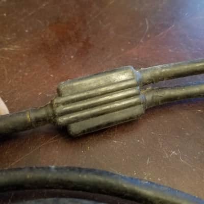 Belden Bell & Howell RARE y-splitter wye power cord cable projector amplifier film-o-sound 1940s - Molded Rubber image 4