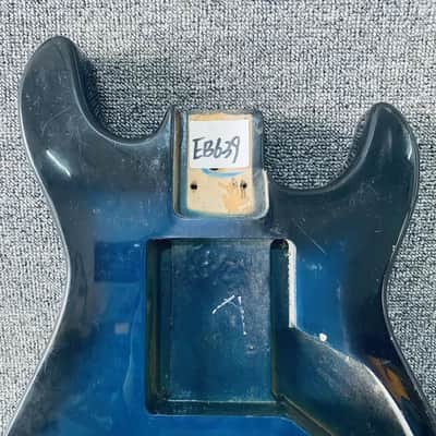 Blue Burst Mini Electric Guitar Basswood Body image 5