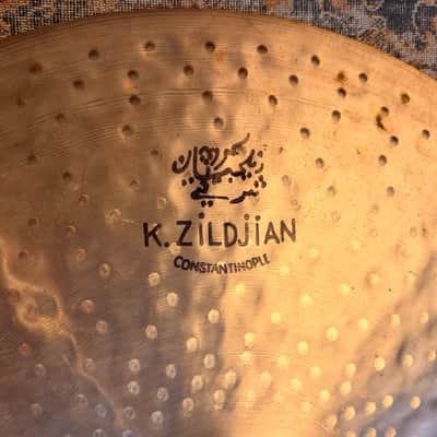 Zildjian K CONSTANTINOPLE OVERHAMMERED THIN 22” Gorgeous LIGHT AIRY COMPLEX! 2212 g Discontinued??? image 3