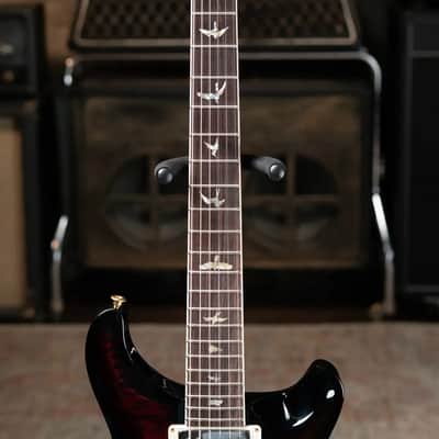 PRS McCarty Flame Maple 10-Top Electric Guitar - Fire Red Wrap Smokeburst with Hardshell Case image 5