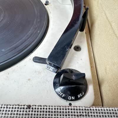 Vintage Voice of Music Record Player Model 1260 tube speaker portable retro image 8