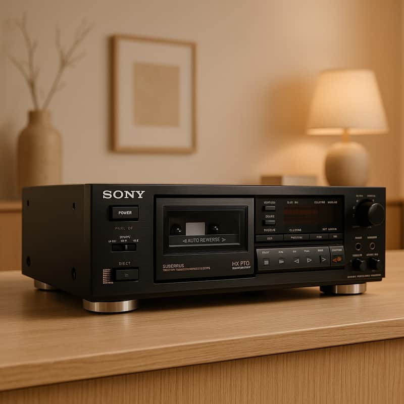 SONY TC-RX55 Cassette Deck Vintage Working Reverse Dolby B/C Warranty Serviced image 1