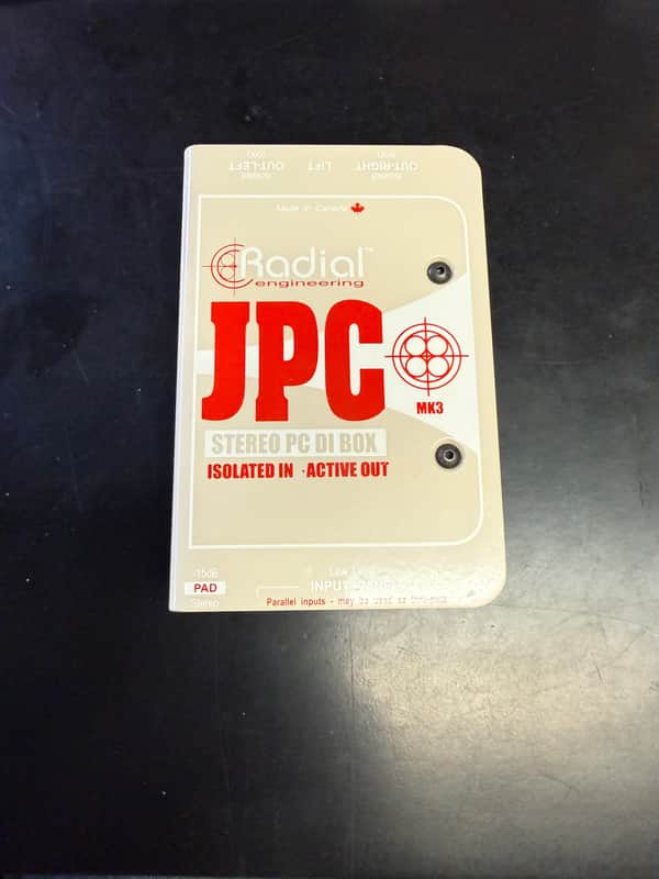 Radial JPC Stereo (New condition) PC-AV Active Direct Box image 1