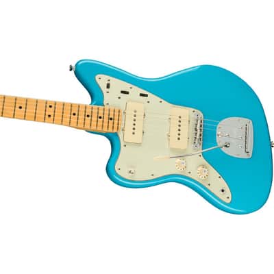 Fender American Professional II Jazzmaster Left-Handed Electric Guitar, Maple Fingerboard, Miami Blue image 4