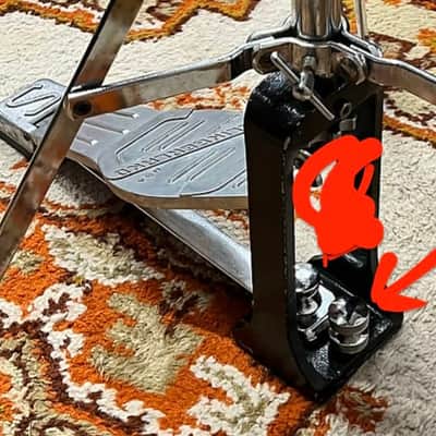 Slingerland Dynamo Hihat Stand Anchor Spike Screw Part - Vintage (USED) image 7