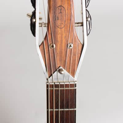 Wandre  Twist Solid Body Electric Guitar (1963), black hard shell case. image 5