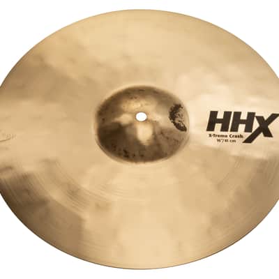 Sabian HHX 16" X-Treme Crash Cymbal Brilliant Finish +Shirt & Sticks Bundle & Save Authorized Dealer image 3