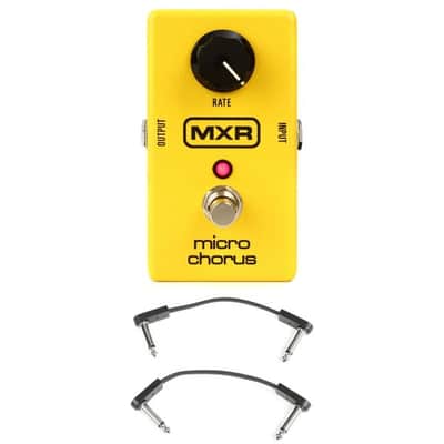 MXR M148 Micro Chorus Pedal with 3 Patch Cables image 2