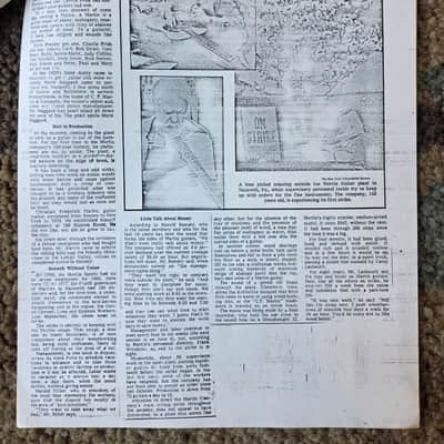 Vintage 1978 CF Martin Strike Information Packet w/ Letter to Dealers! image 6