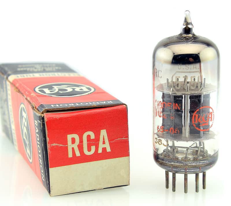 1965 RCA JRC 5751W1  5751 (12AX7A) Black Plate NOS? Vacuum Tube image 1