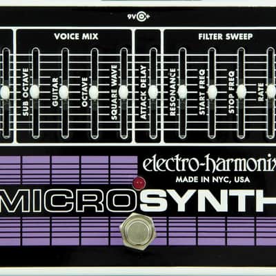 Mint Electro-Harmonix MicroSynth Synthesizer Guitar Effects Pedal image 5