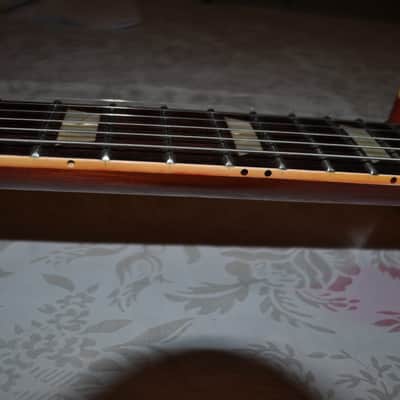 Custom Jam City Guitar by Jim Weyandt Double Cutaway - Flametop image 19