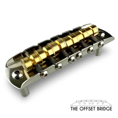 The Offset Bridge VI Classic® - Premium Bass VI Bridge - 9.5 " image 1